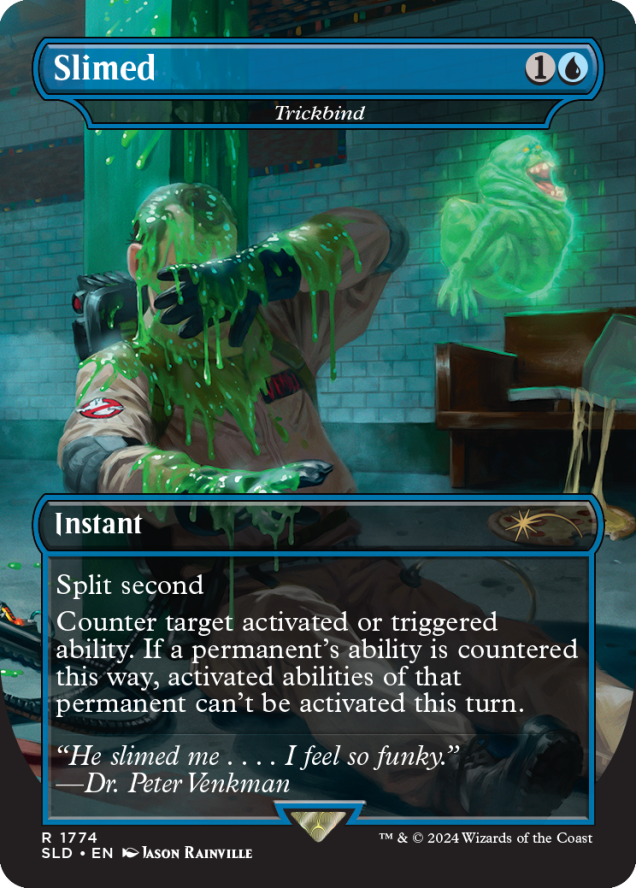 Magic the Gathering, Secret Lair: Ghostbusters: Slimer – Card