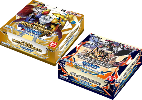 ◄ WEEKLY SALE ► Digimon: Versus Royal Knights (BT-13) and Blast Ace (BT-14) - Box Bundle ◄ WEEKLY SALE ►