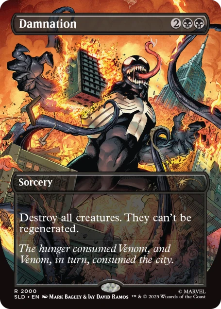 マジック：ザ・ギャザリング Secret Lair ManaSymbiote VenomUnleashed Magic the Gathering, Secret Lair: Secret Lair x Marvel's Spider