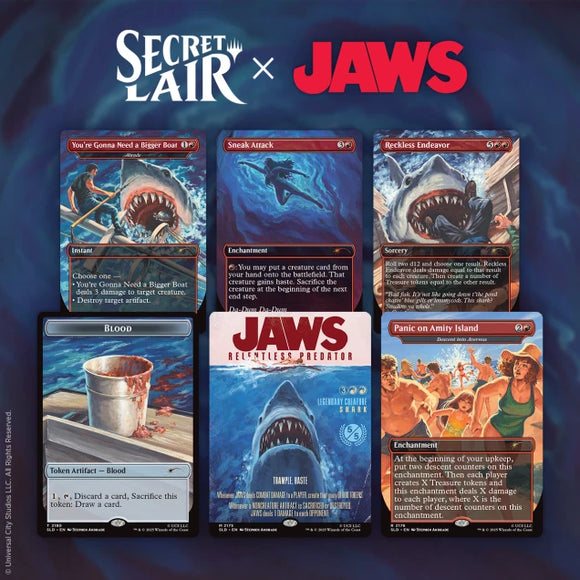 マジックザギャザリング MTG SecretLair x Jaws Magic the Gathering, Secret Lair: Secret Lair x Jaws: Terror of
