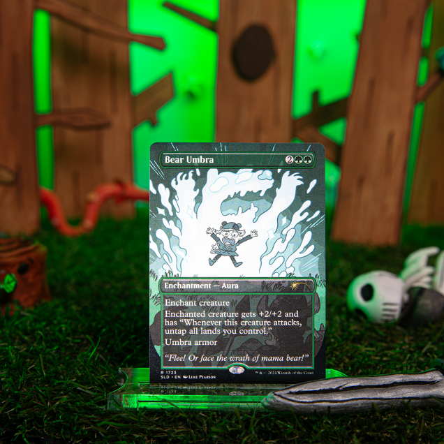 Magic the Gathering, Secret Lair: Featuring: Luke Pearson Card Monster Games Magic the Gathering, Secret Lair: Featuring: Luke Pearson Card Monster Games