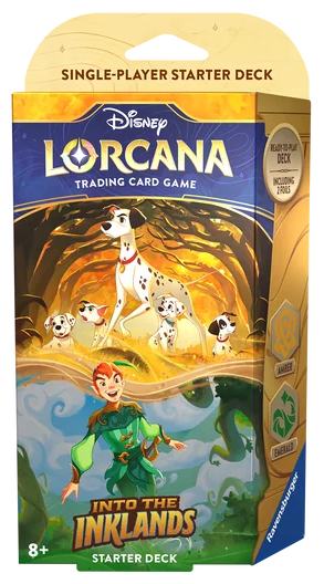 Lorcana: Into The Inklands Amber and Emerald Starter Deck