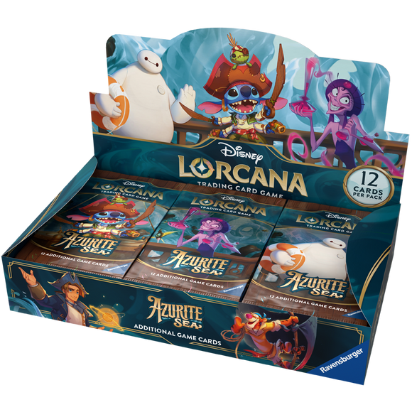 ◄ WEEKLY SALE ► ◄ PREORDER ► Lorcana: Azurite Sea - Booster Box ◄ PREORDER ► ◄ WEEKLY SALE ►