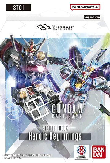 ◄ PREORDER ► Gundam Card Game: Starter Deck: Heroic Beginnings (ST01) ◄ PREORDER ►