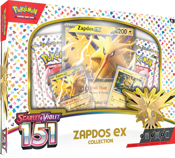 Pokemon: Scarlet & Violet: 151 - Zapdos EX Collection Box