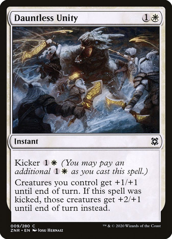 Dauntless Unity [Zendikar Rising][FOIL]