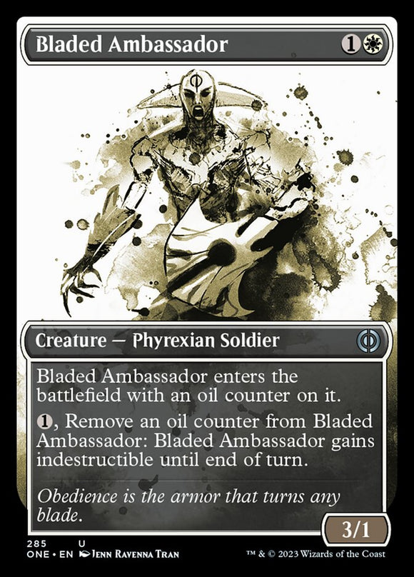 Bladed Ambassador (Showcase) [Phyrexia: All Will Be One]