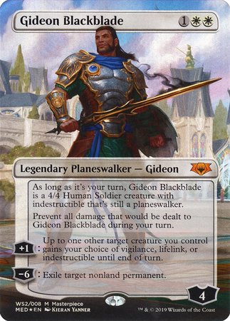 Gideon Blackblade [Mythic Edition: War of the Spark][FOIL]