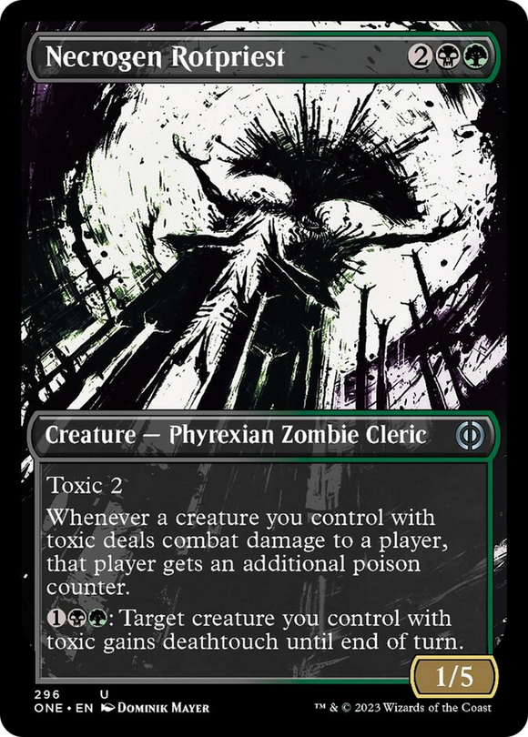 Necrogen Rotpriest (Showcase) [Phyrexia: All Will Be One]