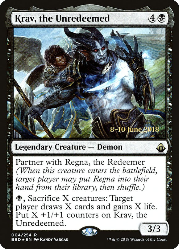 Krav, the Unredeemed [Launch Party & Release Event Promos][FOIL]