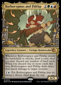Borborygmos and Fblthp (Showcase) [March of the Machine][FOIL]