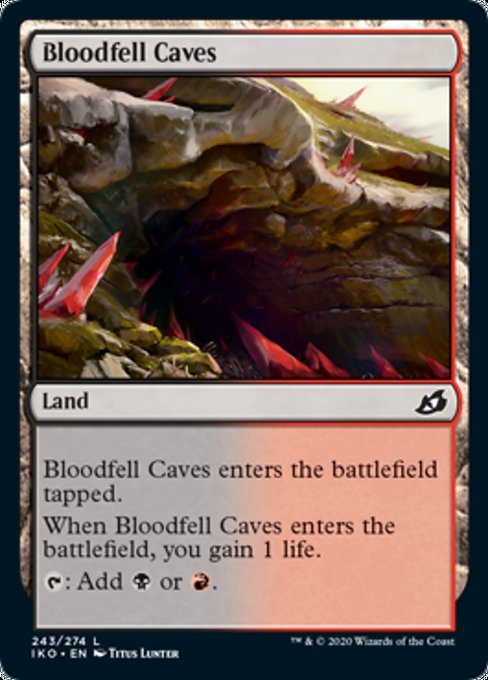 Bloodfell Caves [Ikoria: Lair of Behemoths][FOIL]
