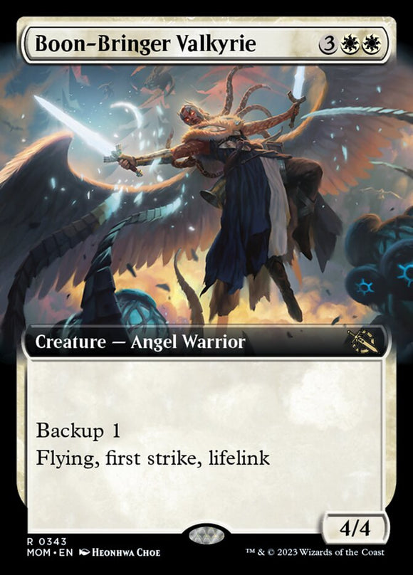 Boon-Bringer Valkyrie (Extended Art) [March of the Machine][FOIL]