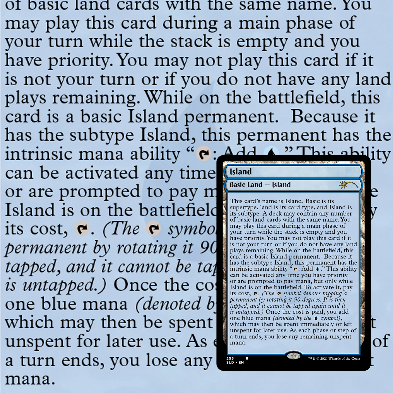 Magic The Gathering, Secret Lair: The Full-Text Lands Card Monster Games Magic The Gathering, Secret Lair: The Full-Text Lands Card Monster Games
