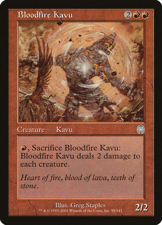 Bloodfire Kavu [Apocalypse][FOIL]