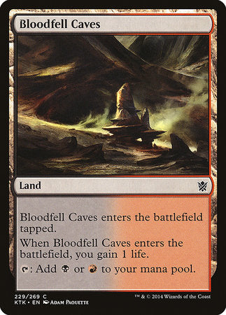 Bloodfell Caves [Khans of Tarkir][FOIL]