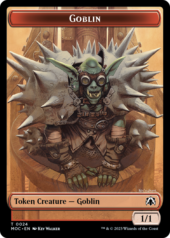 Goblin // Sliver Double-sided Token [Commander: March of the Machine]