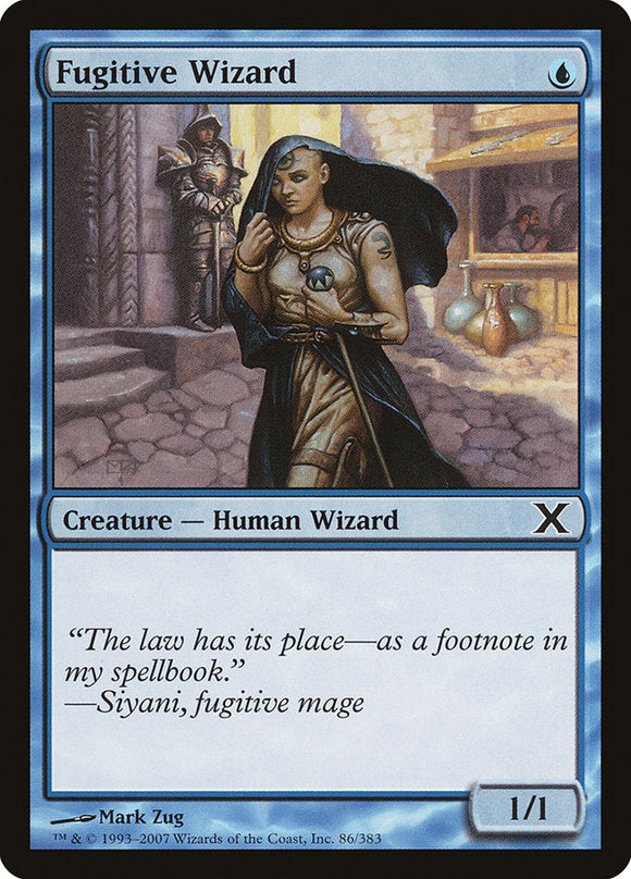 Fugitive Wizard [10th Edition][FOIL]