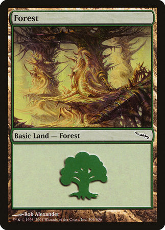 Forest (304) [Mirrodin][FOIL]