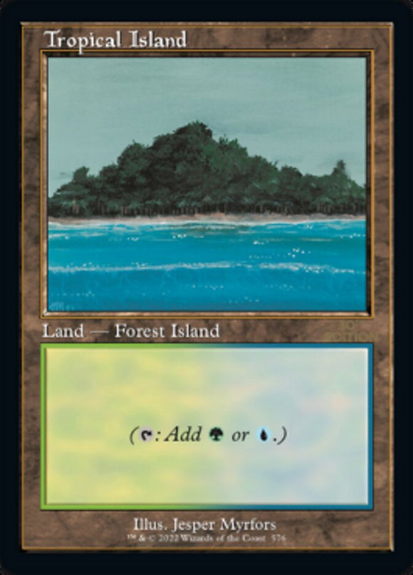英語版　Tropical  Tropical Island (Retro Frame) [30th Anniversary Edition] – Card