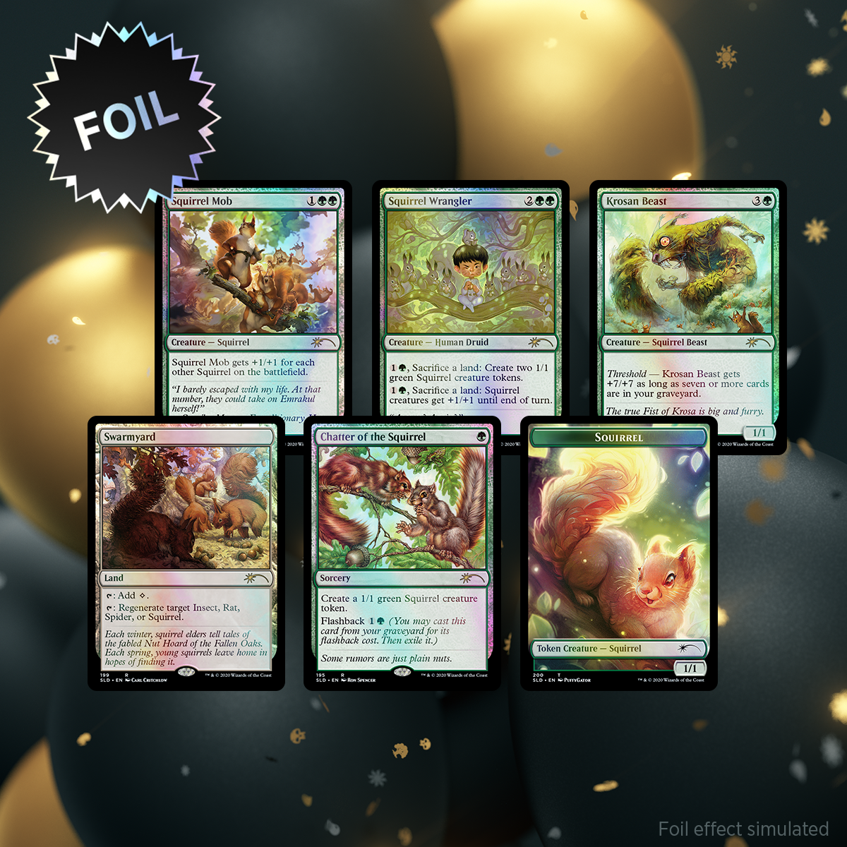 Magic The Gathering, Secret Lair: We Hope You Like Squirrels Magic The Gathering, Secret Lair: We Hope You Like Squirrels