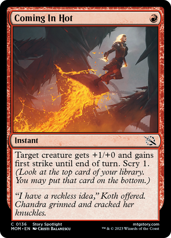 Coming In Hot [March of the Machine][FOIL]