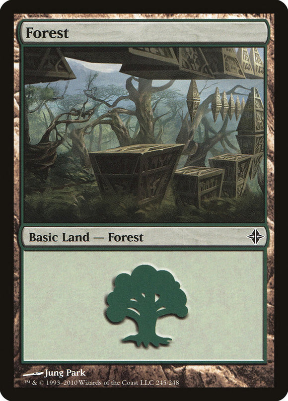 Forest (245) [Rise of the Eldrazi][FOIL]