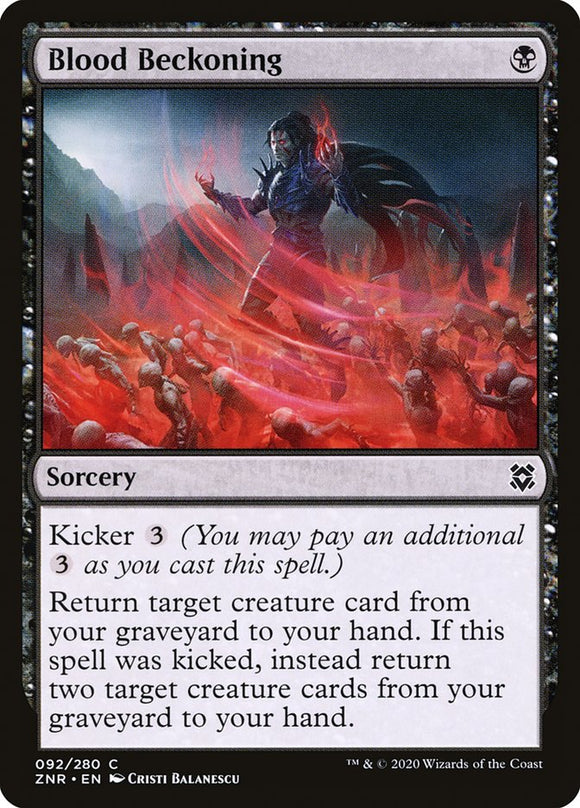 Blood Beckoning [Zendikar Rising][FOIL]