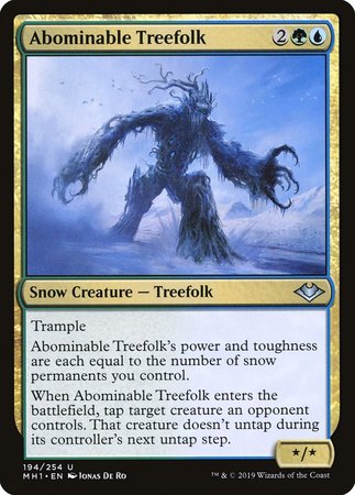 Abominable Treefolk [Modern Horizons][FOIL]
