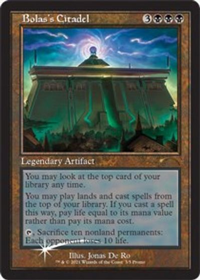 Bolas's Citadel (Retro Frame) [WPN & Gateway Promos][FOIL]