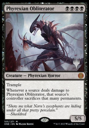 Phyrexian Obliterator [Promo Pack: Phyrexia: All Will Be One]