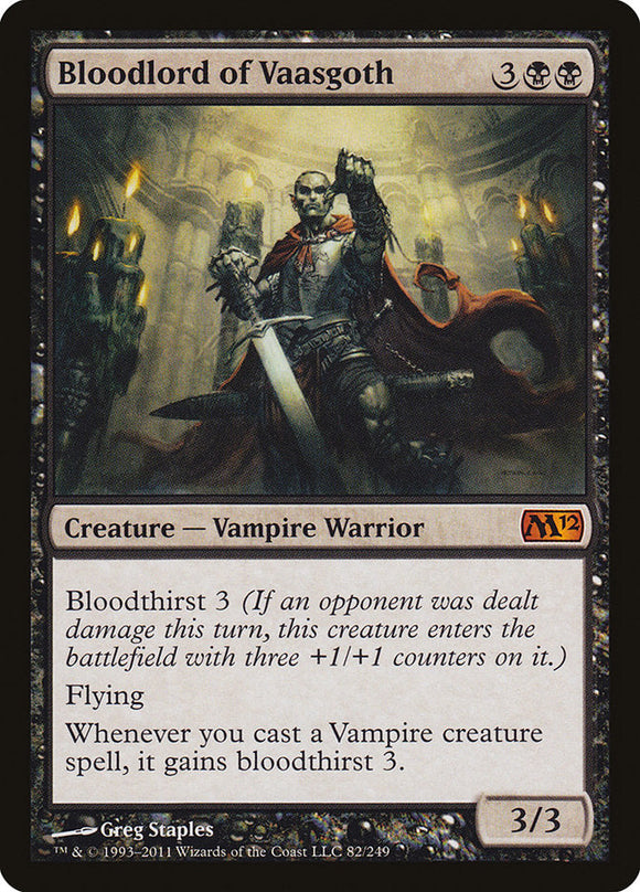 Bloodlord of Vaasgoth [Magic 2012 (M12)]