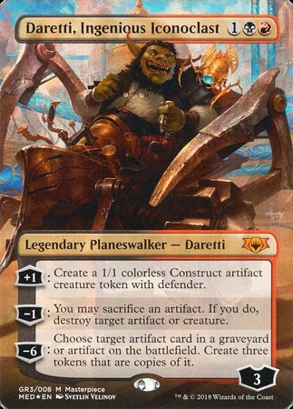 Daretti, Ingenious Iconoclast [Mythic Edition: Guilds of Ravnica][FOIL]