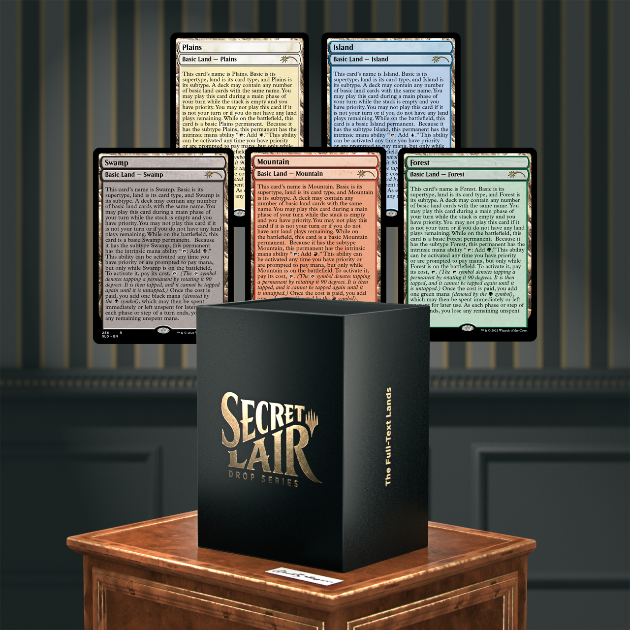 Magic The Gathering, Secret Lair: The Full-Text Lands – Card