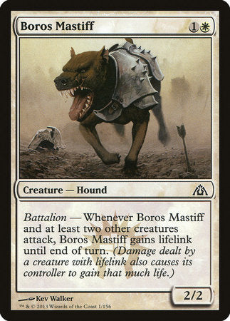 Boros Mastiff [Dragon's Maze][FOIL]
