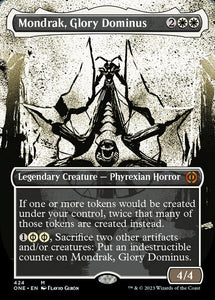 Mondrak, Glory Dominus (Showcase) (Step-and-Compleat Foil) [Phyrexia: All Will Be One][FOIL]