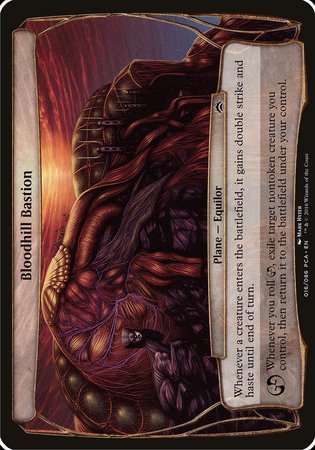 Bloodhill Bastion (Planechase Anthology) [Oversize Cards]