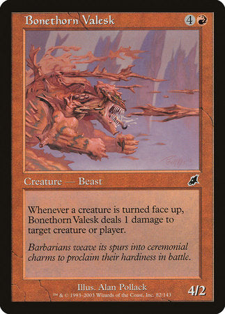 Bonethorn Valesk [Scourge][FOIL]