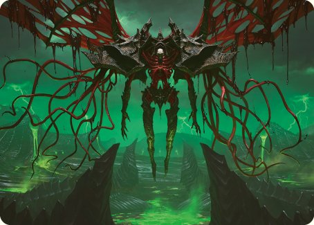 Archfiend of the Dross Art Card [Art Series: Phyrexia: All Will Be One]