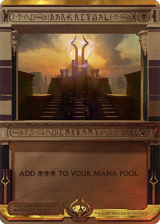 Dark Ritual [Masterpiece Series: Amonkhet Invocations][FOIL]