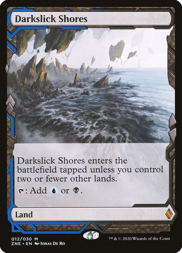 Darkslick Shores [Zendikar Rising Expeditions][FOIL]