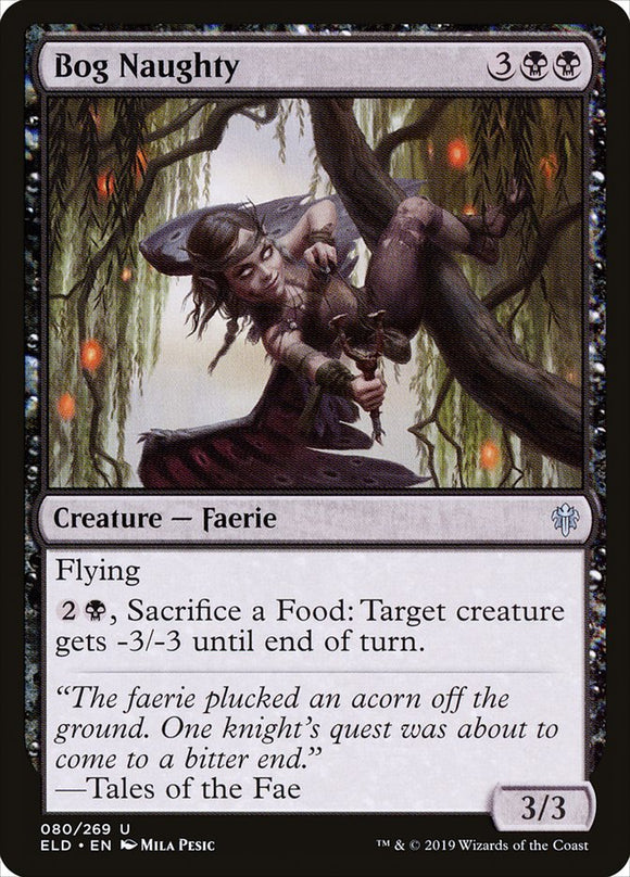 Bog Naughty [Throne of Eldraine][FOIL]