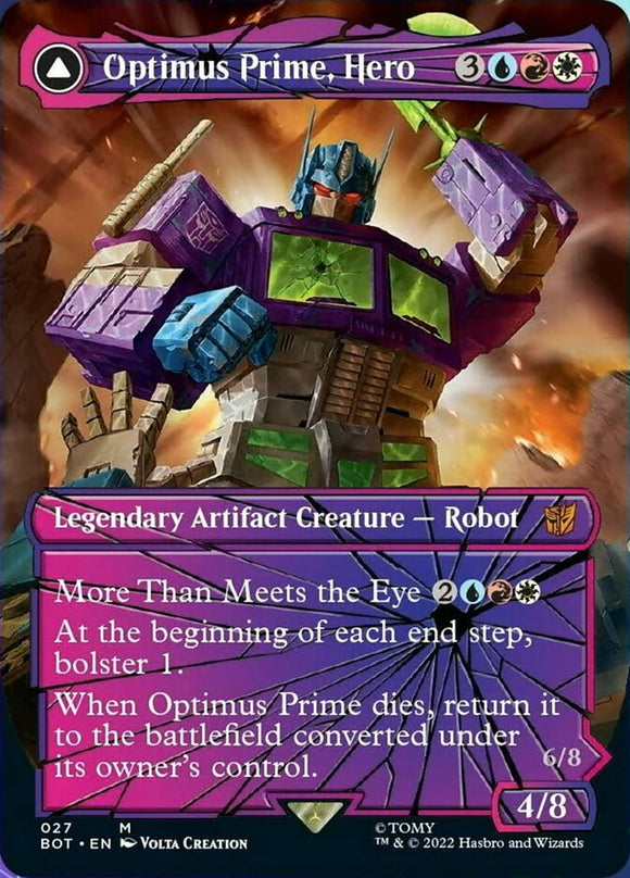 Optimus Prime, Hero (Shattered Glass) [Universes Beyond: Transformers]