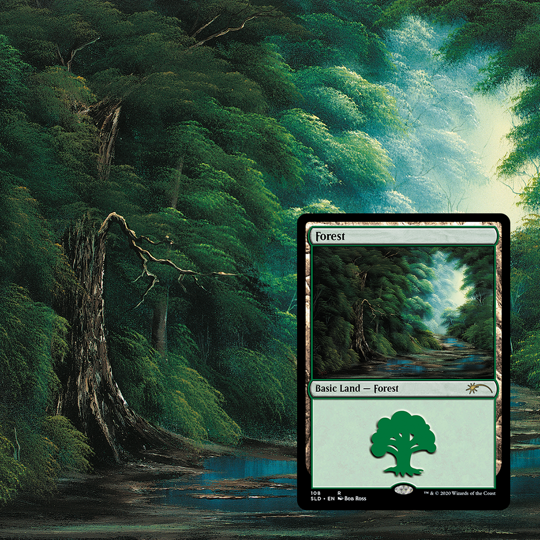 bob ross cards mtg Magic The Gathering, Secret Lair: Happy Little Gathering – Card Monster Games