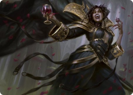 Bloodcrazed Socialite Art Card [Art Series: Innistrad: Crimson Vow]