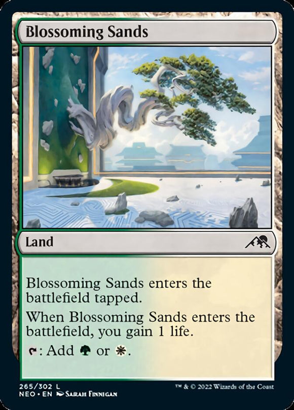 Blossoming Sands [Kamigawa: Neon Dynasty][FOIL]