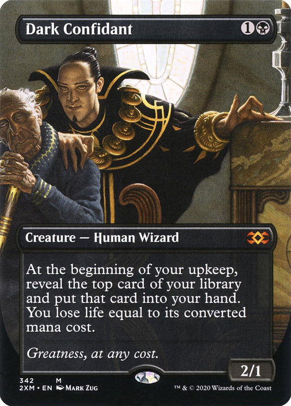 Dark Confidant (Borderless) [Double Masters][FOIL]