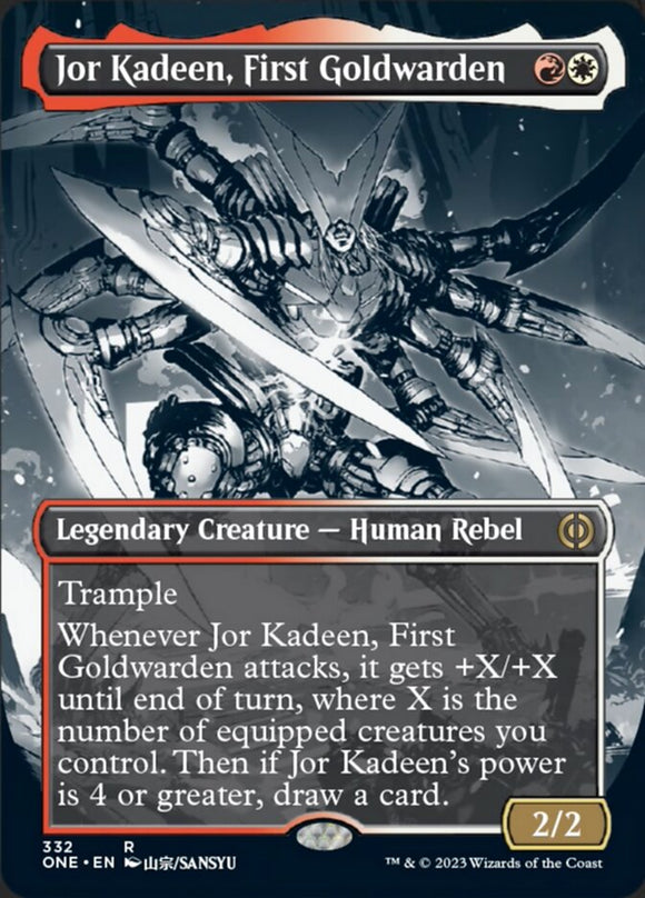 Jor Kadeen, First Goldwarden (Borderless) [Phyrexia: All Will Be One]