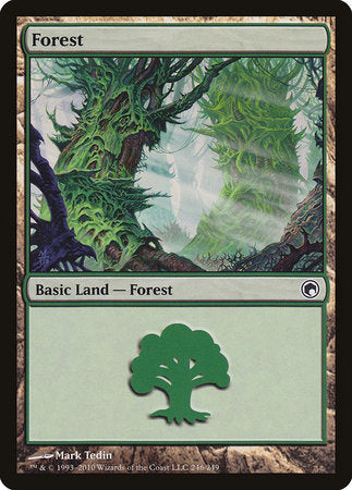 Forest (246) [Scars of Mirrodin][FOIL]