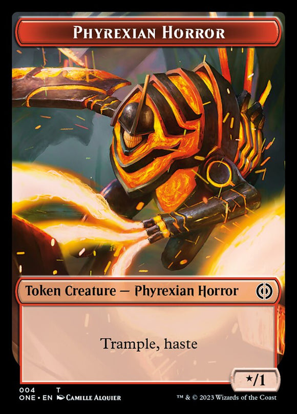 Phyrexian Horror Token (004) [Phyrexia: All Will Be One]